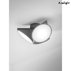 LED ceiling luminaire PL ORCHID, 3x 10W, 2700K, 800lm, IP20, anthracite