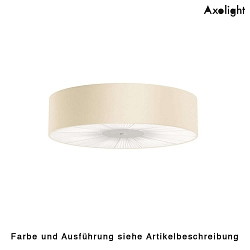 Ceiling luminaire PL SKIN 070, E27, IP20, with cover below, white / white