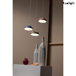 pendant luminaire SP LED FLOAT with accumulator IP55, blue, white dimmable