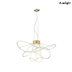 LED pendant luminaire SP HOOPS 3, up / down, 34W, 3000K, 2660lm, IP20, gold