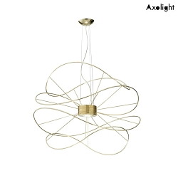 LED pendant luminaire SP HOOPS 4, up / down, 34W, 3000K, 2660lm, IP20, gold