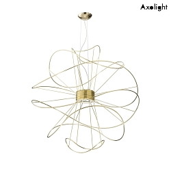 LED pendant luminaire SP HOOPS 6, up / down, 34W, 3000K, 2660lm, IP20, gold