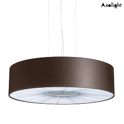 Pendant luminaire PL SKIN 160, E27, IP20, with cover below, brown / warm white