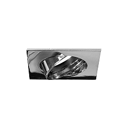 Blulaxa Indbygningsramme til LED Reflektor Udsk�ring: 68 mm, firkantet, justerbar, inkl. 1x GU10 fatning, chrom