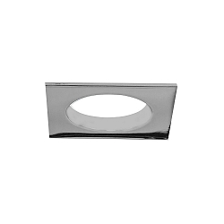 Blulaxa Indbygningsramme til LED Reflektor Udsk�ring: 68 mm, firkantet, inkl. 1x GU10 fatning, chrom