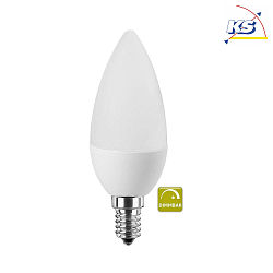 Blulaxa LED Kerteformet Lyskilde SMD Essential, 5W, 260, E14, varmhvid, dmpbar
