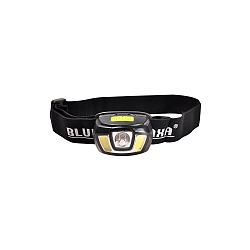 Blulaxa� LED Hovedlygte, Belysning r�kkevidde 120m, IP54, 3W 6000K 250lm, 2 skiftetrin, Signal blinkende tilstand