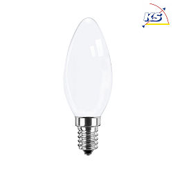 LED Filament lamp candle E14, 2,5W, 250lm, 2700K warmwhite, 300, glass opal