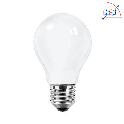 LED Filament lamp pear shaped E27, 7W, 810lm, 4000K normal white, 300, glass opal