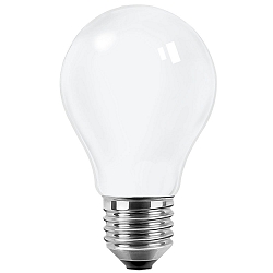 LED Filament Lyskilde p�reformet E27, 7W, 810lm, 4000K normal hvid, 300�, Glas opal