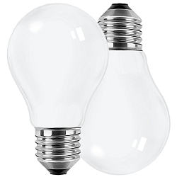LED Filament Lyskilde p�reformet E27, 7W, 810lm, 2700K varmhvid, 300�, Glas opal, Doppelpack