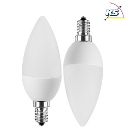LED Lamp candle DOUBLE PACK, 5W (40W), E14, 470lm, 2700K