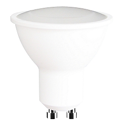 LED Reflektorp�re GU10, 6W (70W), 500lm, 2700K, 100�, hus hvid