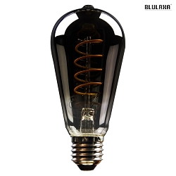 LED Lamp ST64, 5W, E27, 140lm, 1800K, glass smoky VBS