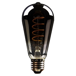 LED Lyskilde ST64, 5W, E27, 140lm, 1800K, glas smoky VBS