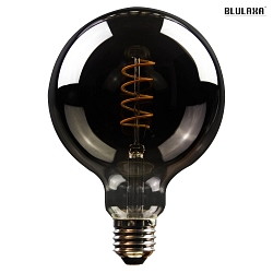 LED Lamp Globe G125, 5W, E27, 140lm, 1800K, glass smoky VBS
