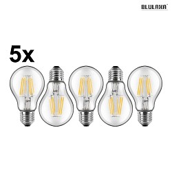 LED filament lamp set of 5 E27 7W 810lm 2700K 300 CRI > 80 