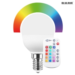 RGBW lamp with remote control RGB E14  5,5W 470lm 2700K 150 CRI > 80 dimmable