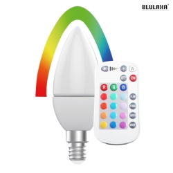 RGBW lamp with remote control RGB E14 5,5W 470lm 2700K 240 CRI > 80 dimmable