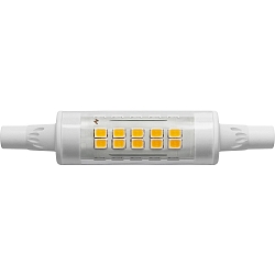 LED stanglyskilde R7s 78mm R7s 4,9W 700lm 3000K 300� CRI >80 