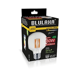 Filament Globe lyskilde G95 A-CLASS omskiftelig G95 klar E27 3,8W 806lm 3000K 300� CRI >80  klar