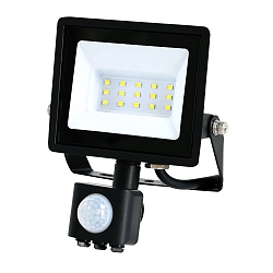 Projekt�rlys svingbar, med sensor IP44, sort 