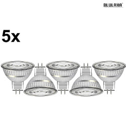 LED reflector lamp MR16 set of 5 GU5.3 3,5W 345lm 2700K 36 