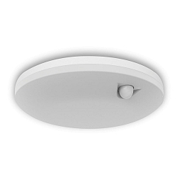 V�g- og Loftlampe HUMINA S rund, med sensor, omskiftelig IP54, hvid 