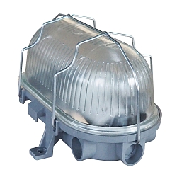 Fugtt�t armatur BASIS oval E27 IP44, gr�