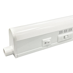 Armatur til brug under kabinettet PINEX 30 IP20, hvid  4W 450lm  3000 / 4000 / 6500K 120� 28.5cm