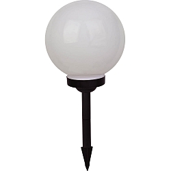 Jordspydslampe GLOBE IP44, hvid