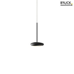pendant luminaire BLOP 60 LV OE with open cable IP20, black, lacquered dimmable