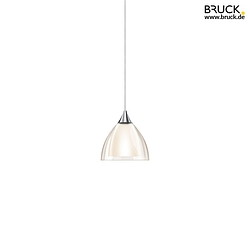 2-phase pendant luminaire SILVA 110 G9 ALL-IN G9 IP20, chrome, smoky colour dimmable