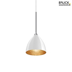 2-phase pendant luminaire SILVA 160 G9 ALL-IN G9 IP20, chrome, gold, white dimmable