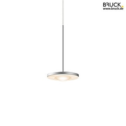 2-phase pendant luminaire EUCLID ALL-IN IP20, matt chrome dimmable