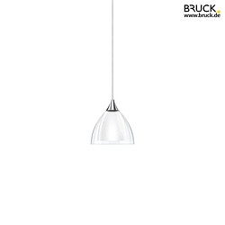 2-phase pendant luminaire SILVA 110 G9 DUOLARE G9 IP20, chrome, clear dimmable