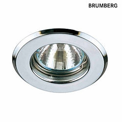 ceiling recessed luminaire GX5.3 / 50W round, GX5,3 IP20, chrome dimmable