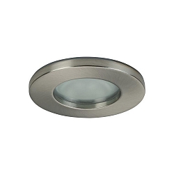 Downlight stiv GX5,3 IP65, nikkel mat d�mpbar