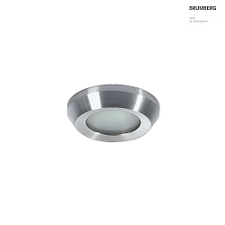 recessed luminaire GX 5,3 IP44, chrome, opal dimmable 35W