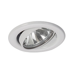 Downlight FALITO GZ10 rund, svingbar GU10 IP20, hvid mat d�mpbar