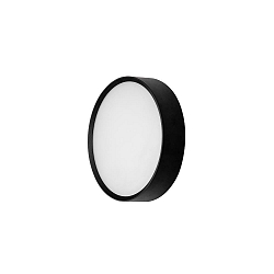 Udend�rs wall luminaire EYE rund, CCT Switch, slagfast IP65, sort mat 