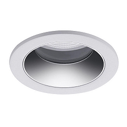 Downlight ALTERO rund IP44, chrom, hvid 