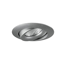 Downlight PLUG & PLAY svingbar, med stik IP20, s�lv d�mpbar