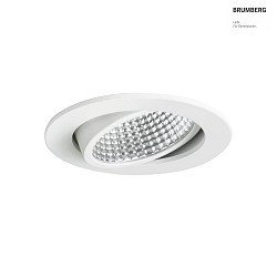recessed luminaire IP20, glossy, transparent, white dimmable 12W 1230lm 3000K 20-40 20-40 CRI 80-89