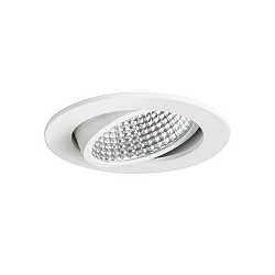 Indbygningslampe IP20, blank, gennemsigtig, hvid d�mpbar 12W 1280lm 4000K 20-40� 20-40� CRI 80-89