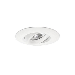 Indbygnings loftlampe KARYL svingbar, drejelig, direkte IP20, gennemsigtig, hvid d�mpbar