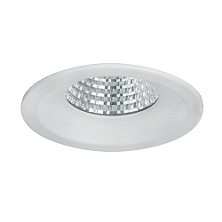 Downlight BOWL rund IP20, klar, hvid d�mpbar