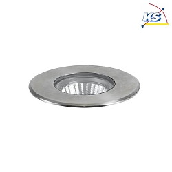LED in-ground luminaire BOLED, V4A, IP67 IK08, 12W 3000K 1050lm 36, stainless steel