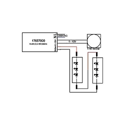 LED str�mforsyning d�mpbar