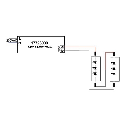 LED str�mforsyning
